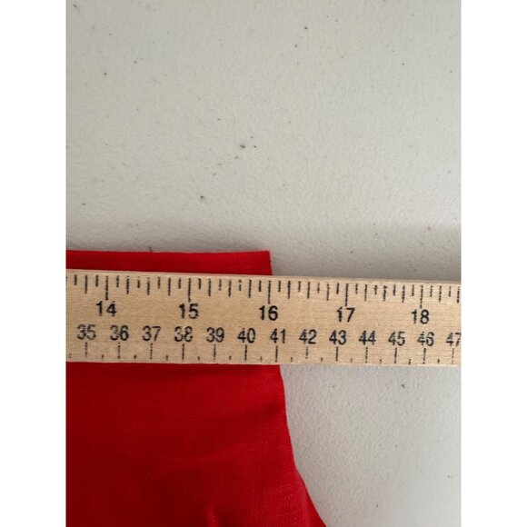 J.Crew harbor pants in linen wide relaxed preppy 90s money sz M - Picture 5 of 9